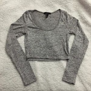 Forever 21 Long sleeve crop top